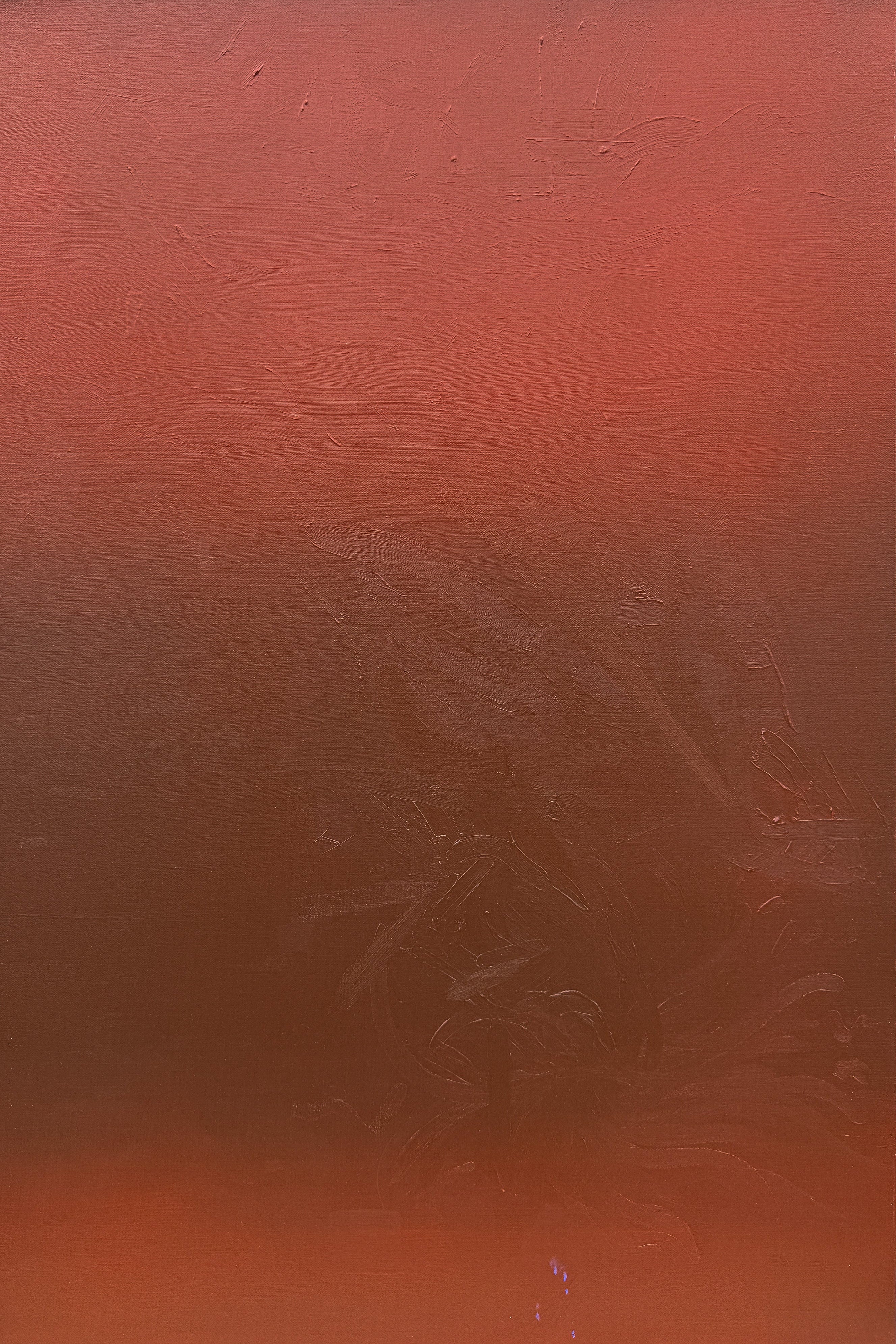 in the beginning, oil on canvas, 36 × 24"