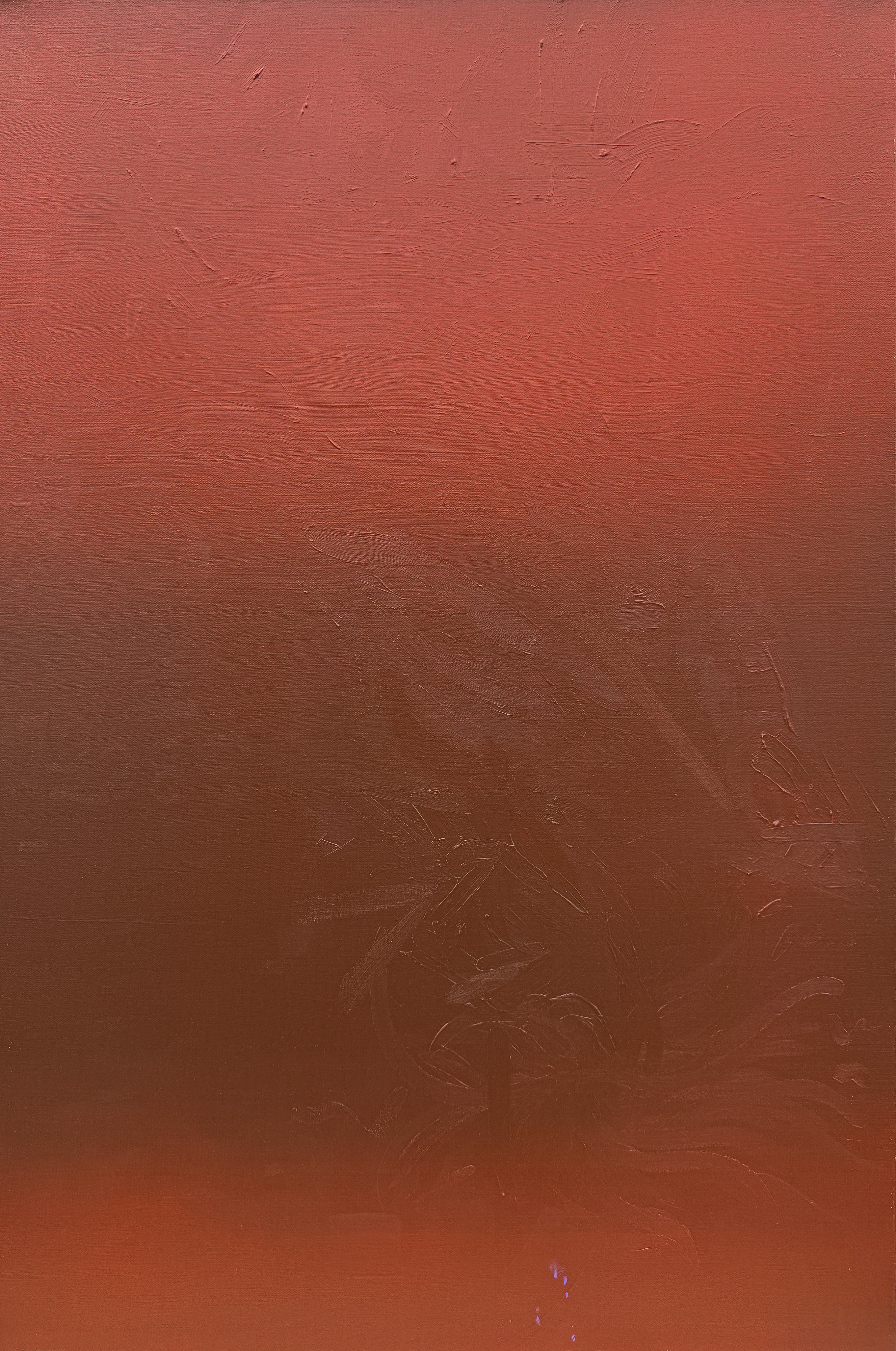 in the beginning, oil on canvas, 36 × 24"