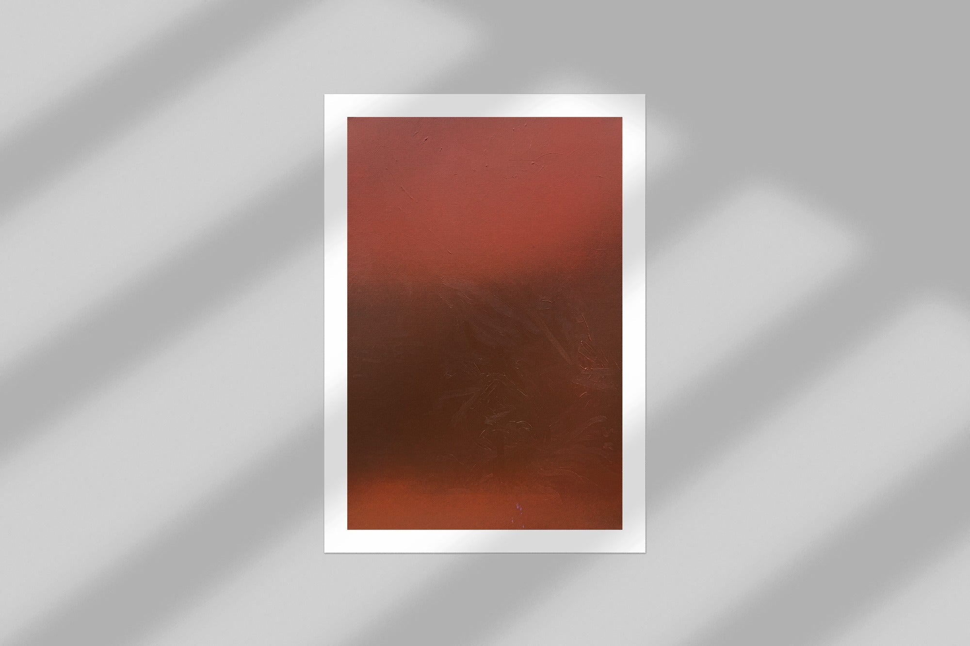 in the beginning - open edition print mockup