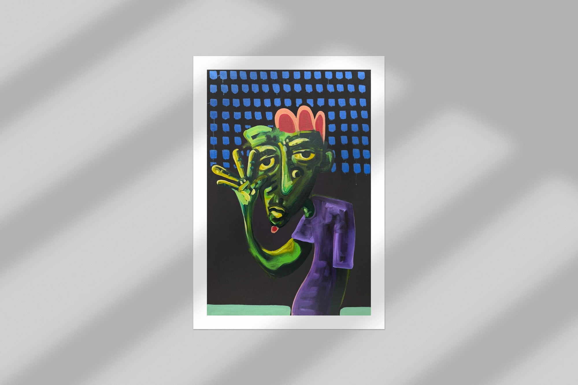 greetings - open edition print mockup