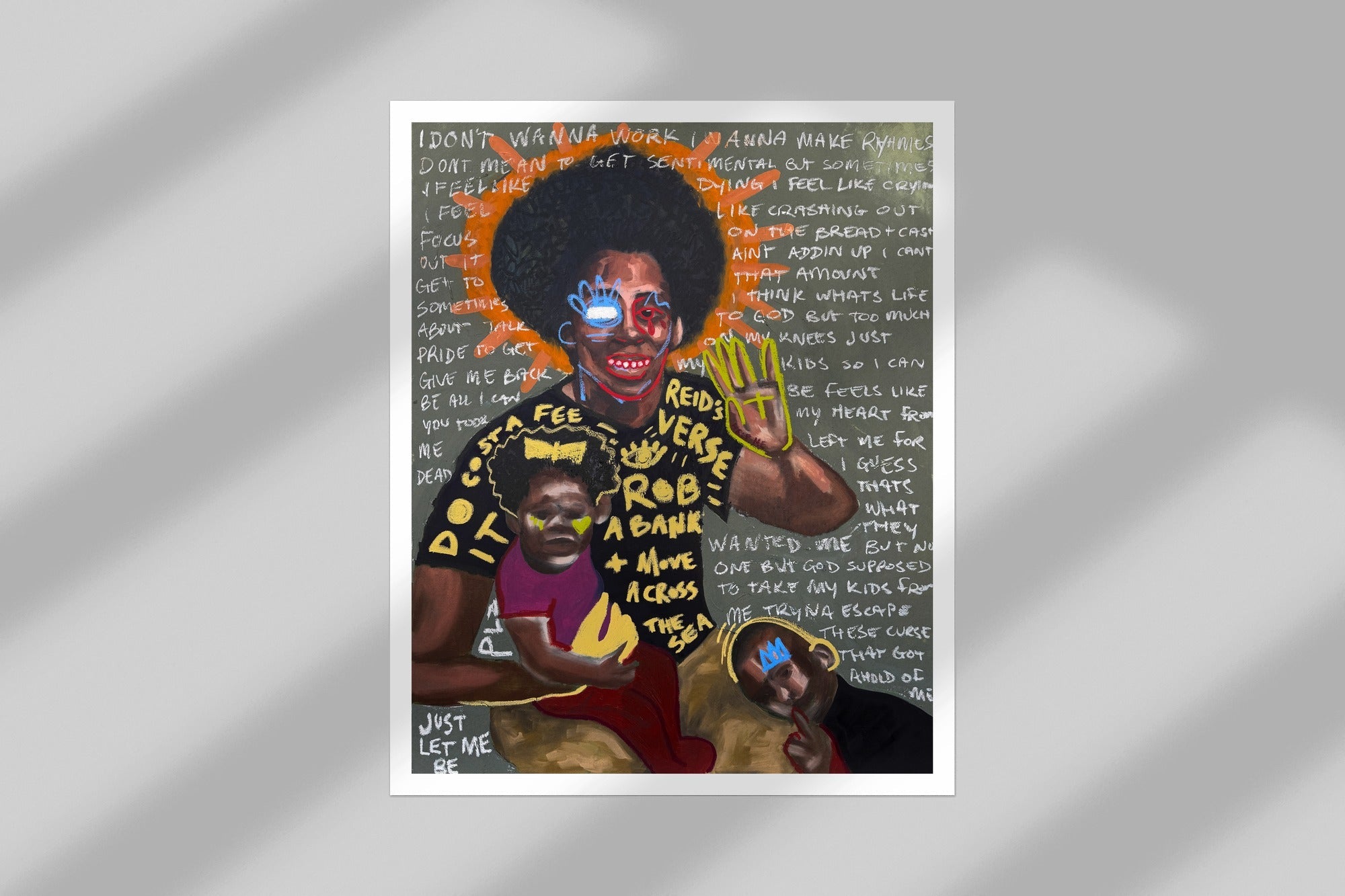 reid's verse - limited edition print mockup