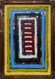 up late (diptych), oil on canvas — this used to be reid's panel