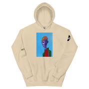 black dude in a beanie hoodie